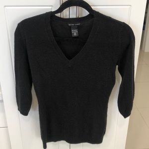 New York & Company, Woman’s XS, 3/4 sleeve shirt sweater, Black